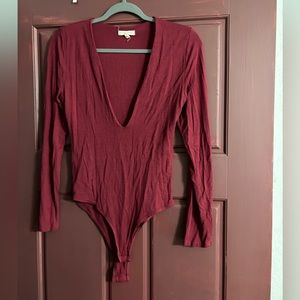 Maroon Body Suit